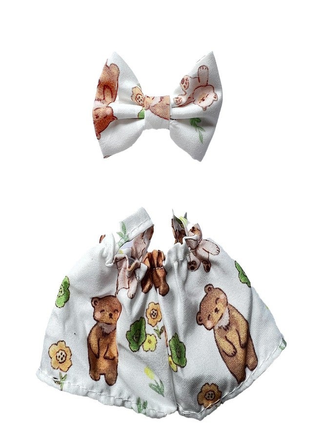 Lunarixel Doll Clothes Set for 15cm 17cm Fantasy Dolls - Cute Brown Little Bear Accessories,Outfit Clothing Set - Image 1